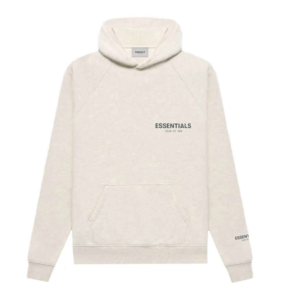FEAR OF GOD ESSENTIALS HOODIE - OATMEAL